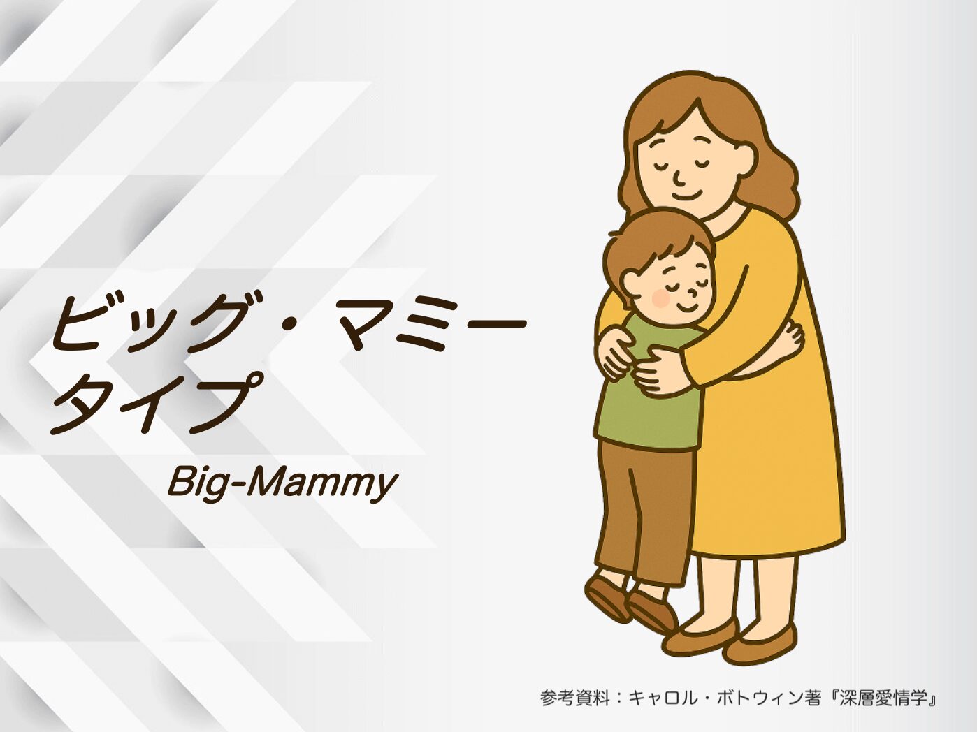 「ビッグ・マミー」タイプのあなたの恋愛心理は？